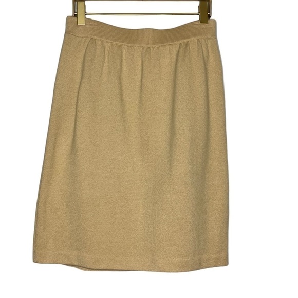 St. John Collection Santana Knit Pull On Knee-Length Skirt - Picture 4 of 4